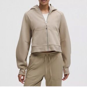 NWOT Scuba Oversized Full-Zip Hoodie Sheer Oak XS/S